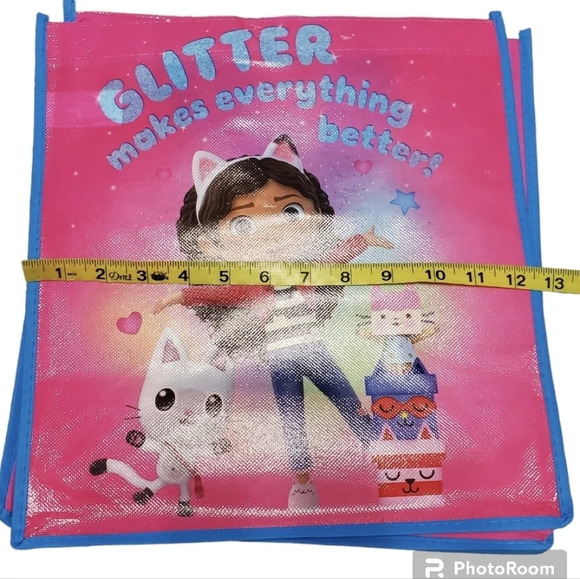 Netflix Gabby's Dollhouse Play Tote Bag Reusable Kids Girls - Picture 4 of 5